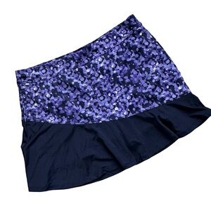PGA TOUR Womans Abstract Print Asymmetrical 16" Golf Skort Size XL